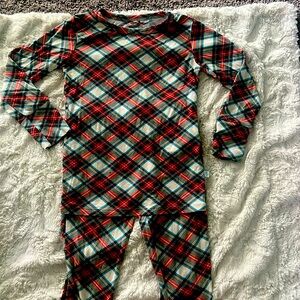 Posh peanut 3T plaid pajamas